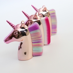 Unicorn makeup brush new design face foundation brush best gift for Christmas