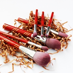 Wholesale 7pcs Synthetic Makeup Brushes set Foundation Powder Contour Blush Eye Cosmetic Brush Sets