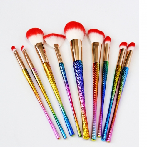 9PCS Makeup Brushes set powder face brush eyeshadow blending brush