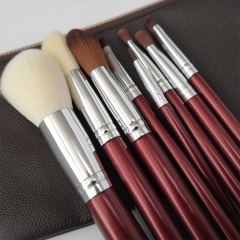 8 PCs Makeup Brushes Set for Foundation Blush Eyeliner Face Eye Shadow with Synthetic Fiber Bristles & Wooden Handles