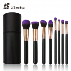 8 pieces Makeup Brush Set powder brush flat foundation brush eyeshasow  custom logo