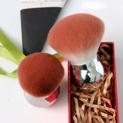 Custom logo kabuki powder brush face brush synthetic hair