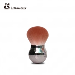 Custom logo kabuki powder brush face brush synthetic hair
