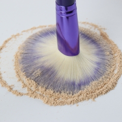 New arrival soft hair multifunctional professional noble purple makeup brushes set different shape factory supply