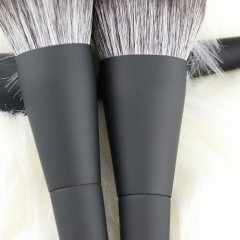 10pcs premium makeup brush set with private label cruelty free microcrystalline hair rubber oil processing handle