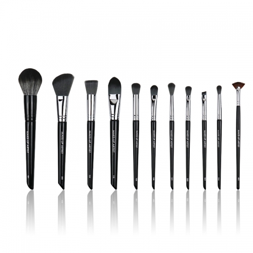 Classic Makeup Brush Set for Beginner & Professional Makeup Artist , 11 Pieces Including Foundation, Powder, Contour, Concealer & Eyeshadow brush etc