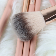 Makeup brush set 11 pieces including powder brush, bronzer brush and eyeshadow brushes