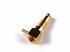 1.0/2.3(CC4) Male RA Connector for Flexible Cable