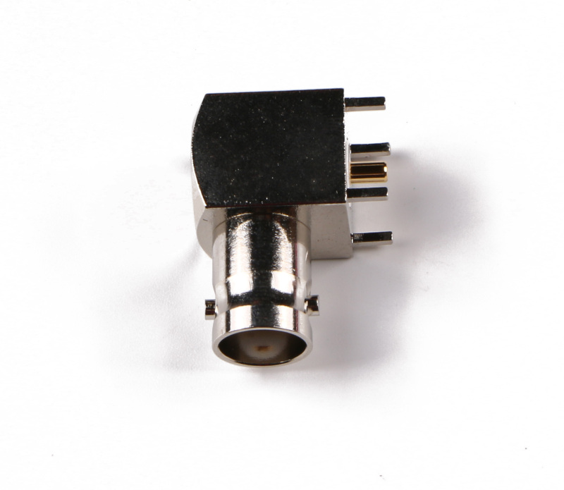 BNC Female RA Connector Solder Attachment for PCB