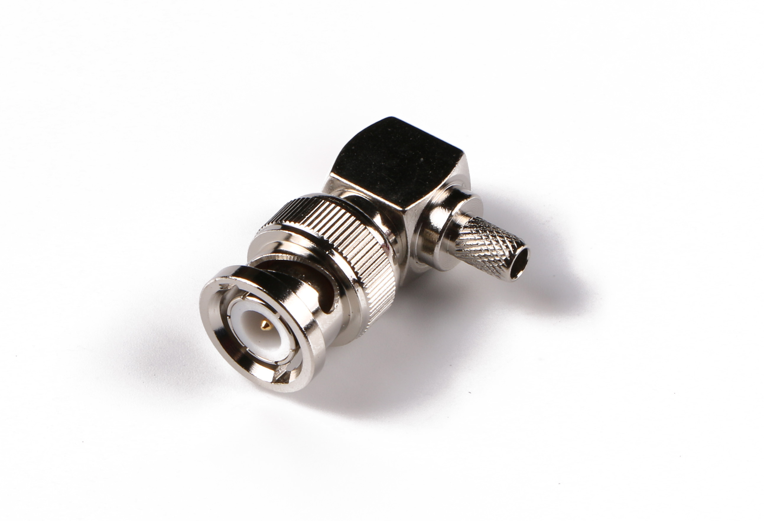 BNC Male RA Connector Crimp Attachment for RG Cable