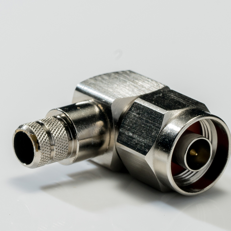 N Plug Angle Crimp Type Connector