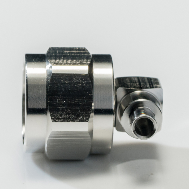 N Male Plug Right Angle Solder Type Connector