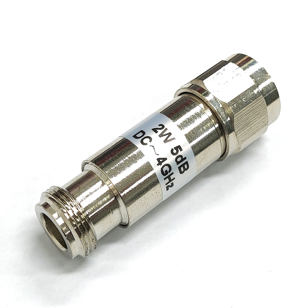 2W N Male to N Female RF Attenuator 1 dB to 30 dB