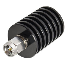 5W 6 GHz SMA Termination Load Black Anodized Aluminum Heatsink