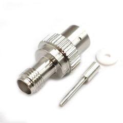 Low PIM Coaxial RF Connector SMA Female Solder to SPP-250-LLPL 1/4"S Cable