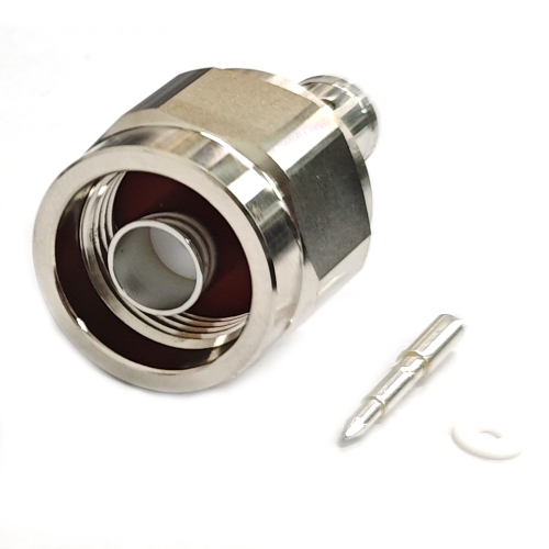 Low PIM Coaxial RF Connector N Male Solder to RG401 SPP-250-LLPL 1/4"S Cable