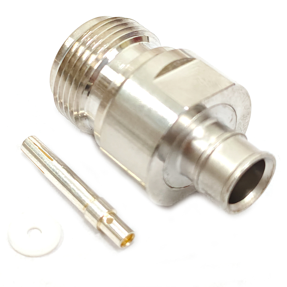 Low PIM Coaxial RF Connector N Female Solder to RG401 SPP-250-LLPL 1/4"S Cable