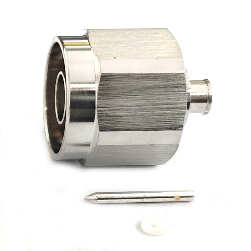 Low PIM Coaxial RF Connector N Male Solder to RG402 Cable