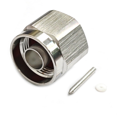 Low PIM Coaxial RF Connector N Male Solder to RG402 Cable