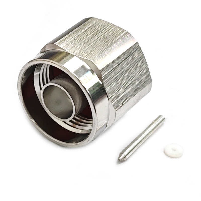 Low PIM Coaxial RF Connector N Male Solder to RG402 Cable
