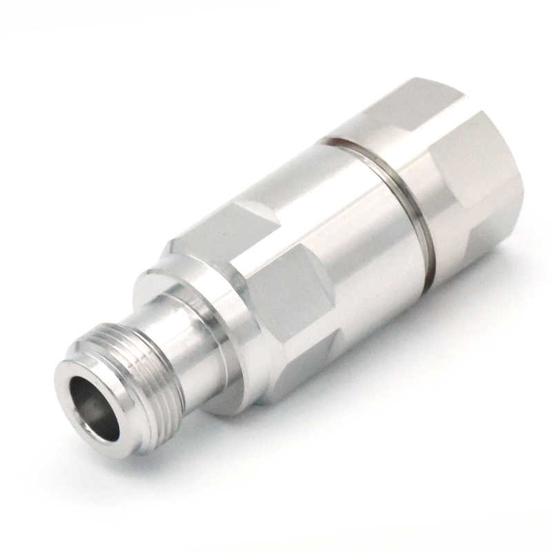 Low PIM Coaxial RF Connector N Female Clamp for 1/2" Cable