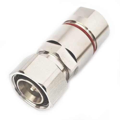 Low PIM Coaxial RF Connector 4.3-10 Male Clamp for 1/2" Cable