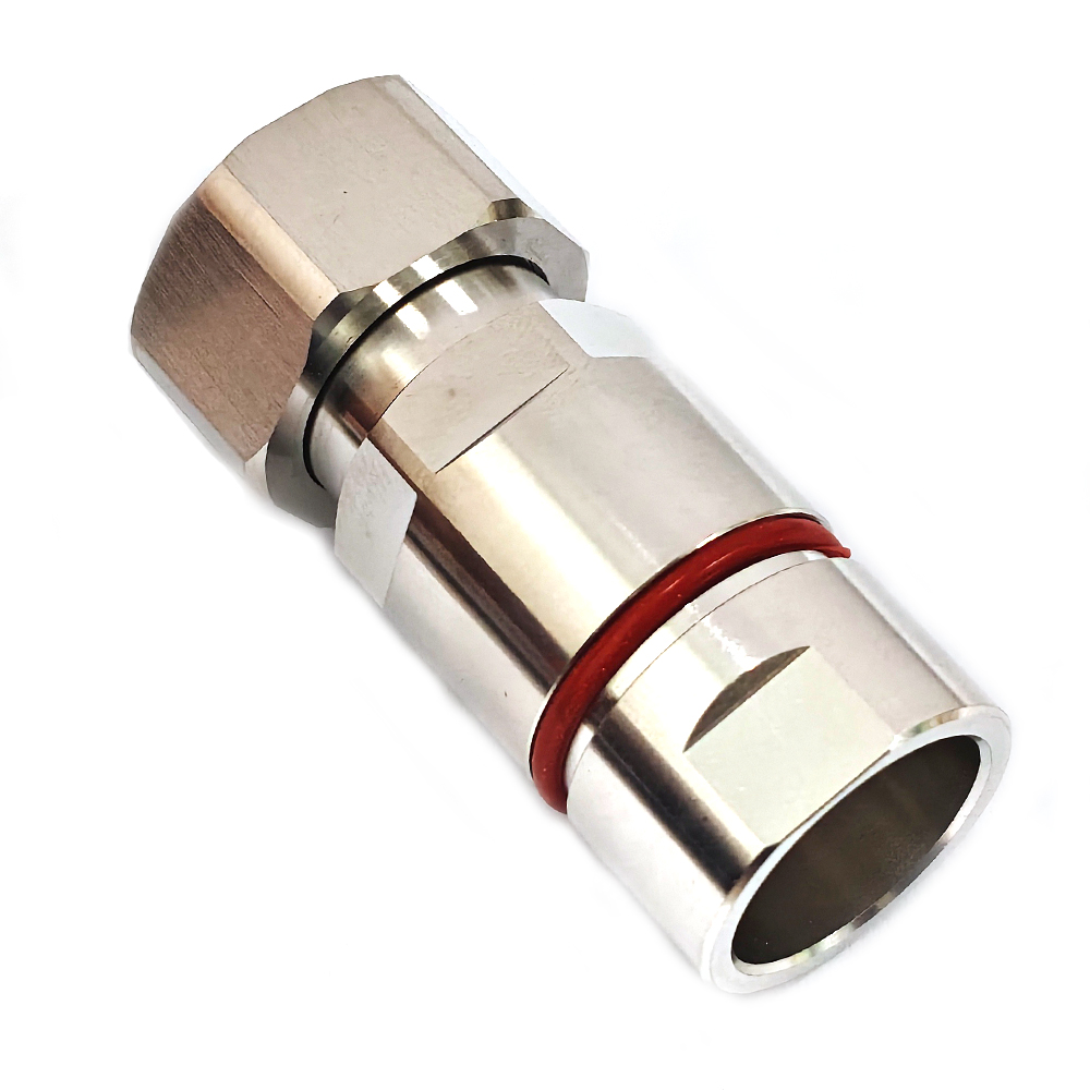 Low PIM Coaxial RF Connector 4.3-10 Male Clamp for 1/2" Cable