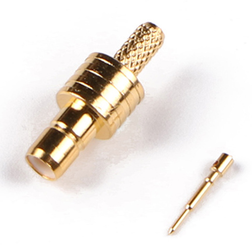 Low Loss Coaxial RF Connector SMB Female Right Angle for LMR200 RG58 Cable