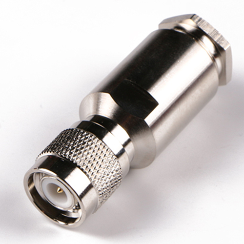 Low Loss Coaxial RF Connector TNC Male Clamp for LMR200 RG58 Cable