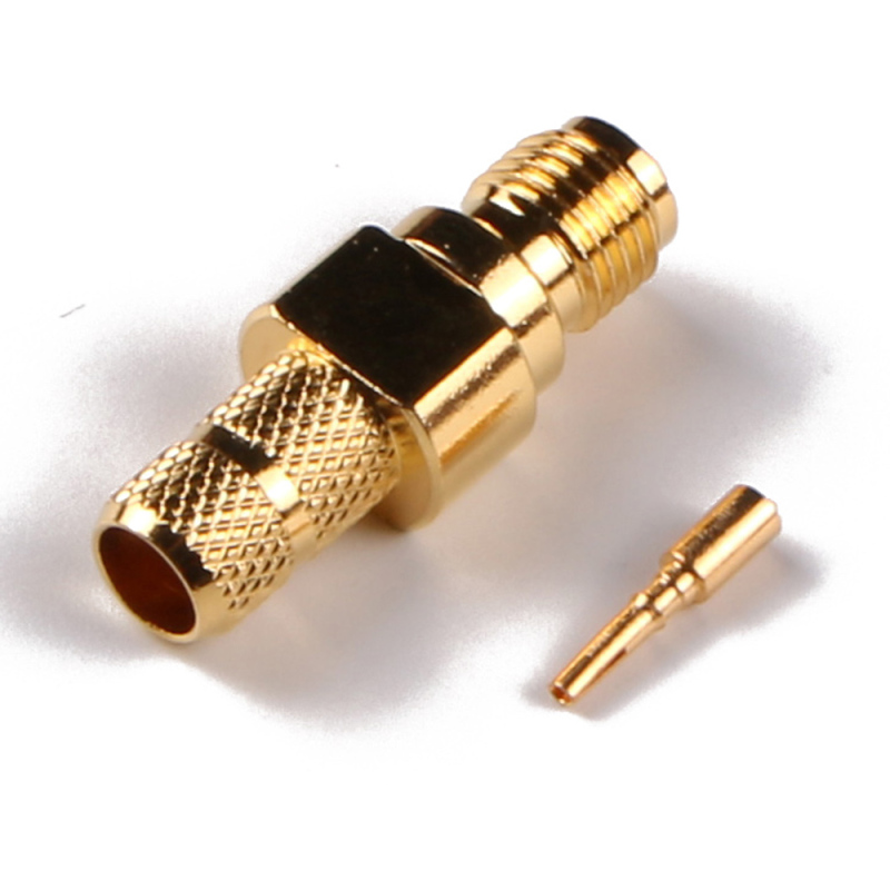 Low Loss Coaxial RF Connector SMA Female Crimp to LMR400 Cable
