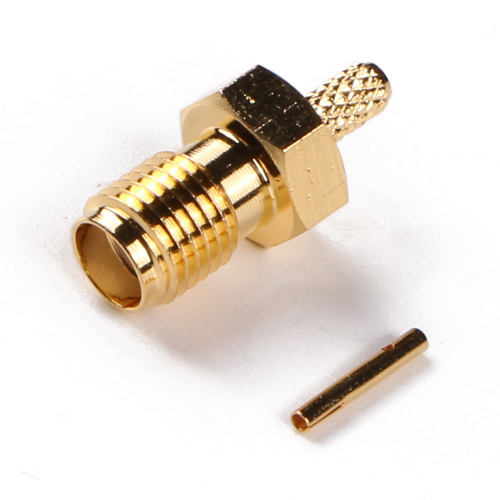 Low Loss Coaxial RF Connector SMA Female Crimp for LMR200 RG58 Cable
