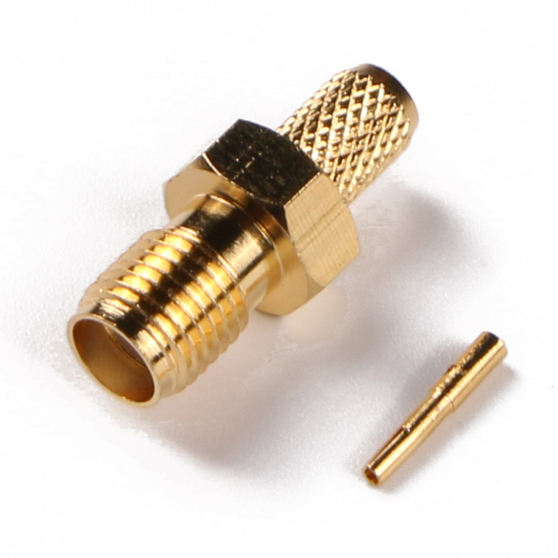Low Loss Coaxial RF Connector SMA Female Crimp to LMR400 Cable