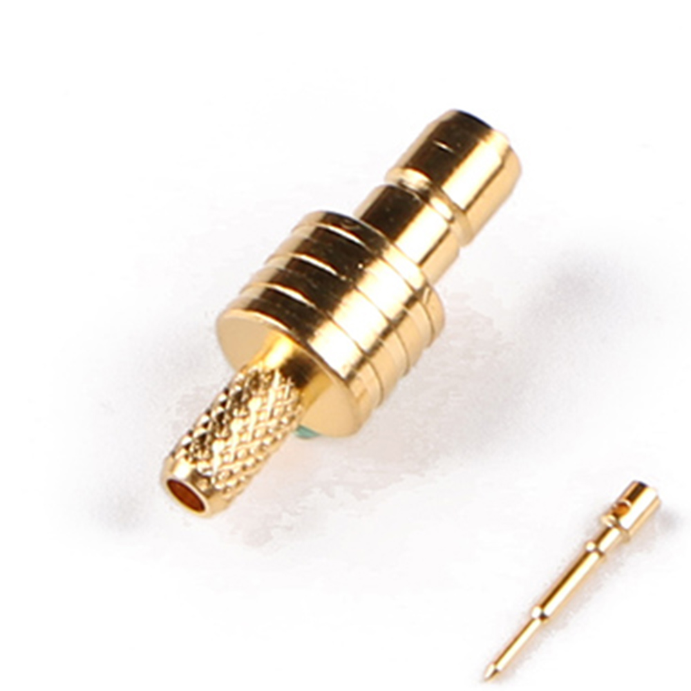 Low Loss Coaxial RF Connector SMB Female Right Angle for LMR200 RG58 Cable