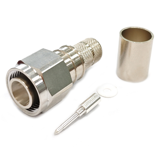 Low Loss Coaxial RF Connector 2.2-5 Male Crimp for LMR400 RG8 Cable