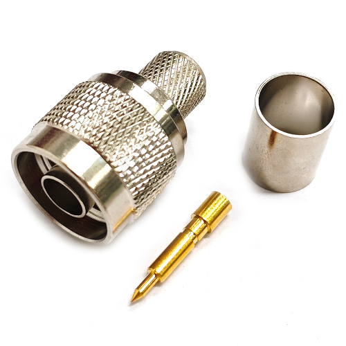 Low Loss Coaxial RF Connector N Male Crimp for LMR400 Cable