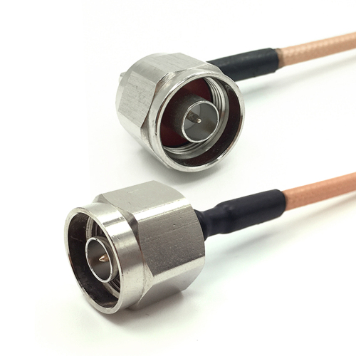 Low Loss RG316 N Male to N Male Right Angle RF Cable Assembly
