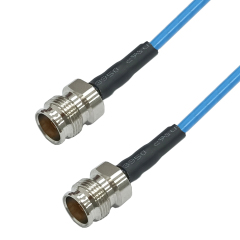 Low PIM Plenum Rated 2.2-5 Female to 2.2-5 Female RG402 Cable Assembly