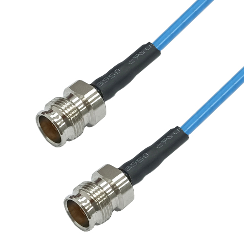Low PIM Plenum Rated 2.2-5 Female to 2.2-5 Female RG402 Cable Assembly