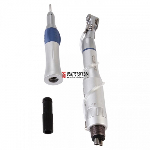 Dental Low Speed Handpiece Contra Angle straight air motor kit 4-hole
