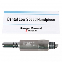 CICADA Dental  Low Speed Handpiece E-type Air Motor 4Hole Internal Inner Spray Water