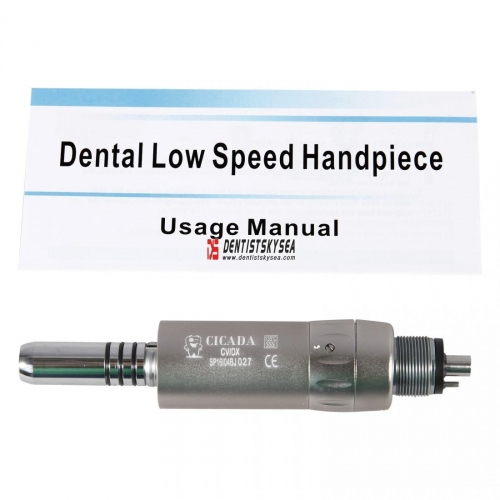 CICADA Dental  Low Speed Handpiece E-type Air Motor 4Hole Internal Inner Spray Water