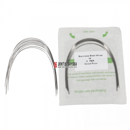 10 Box Orthodontic Dental Stainless Steel Arch Wires Round 14 Upper