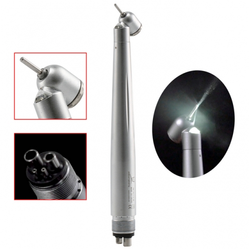 Dental 45 Degree Surgical High Speed Handpiece Led E-generator Push Button 4Hole