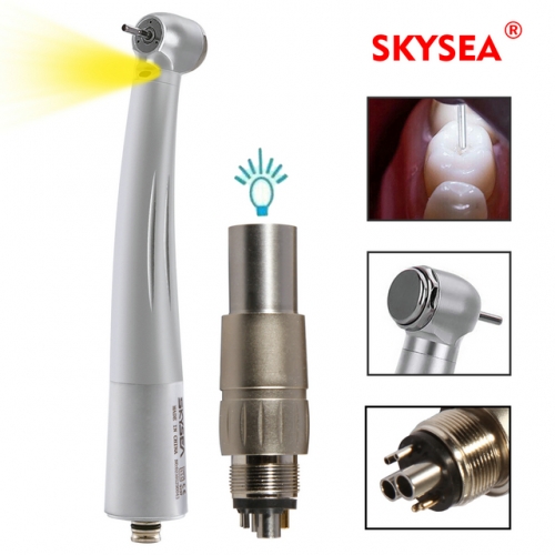 NSK Style Dental Fiber Optic Turbine Handpiece /6-Hole LED Quick Coupler