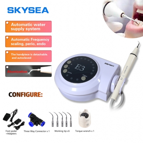 Seasky Portable Dental Ultrasonic Scaler fit Cavitron EMS Woodpecker Handpiece