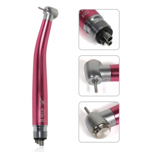 Yabangbang 4 Holes High Speed Handpiece Push Button NSK Style PInk color