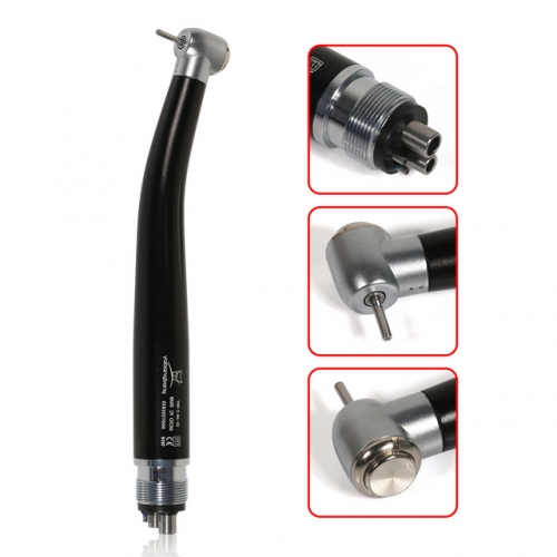 Yabangbang 4 Holes High Speed Handpiece Push Button NSK Style Black color