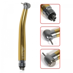 Yabangbang 4 Holes High Speed Handpiece Push Button NSK Style Gold color