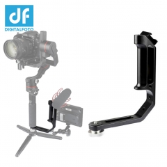 M-0667II universal L bracket with cold shoe mount for single handle gimbal