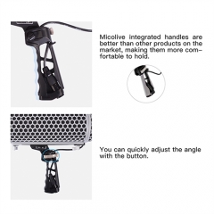 MICOLIVE BLIMP System Microphone wind protect Cage+ Windshield+Shock Mount Suspension System for RODE Shotgun Microphones